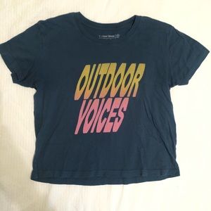 RARE Outdoor Voices Graphic Tee